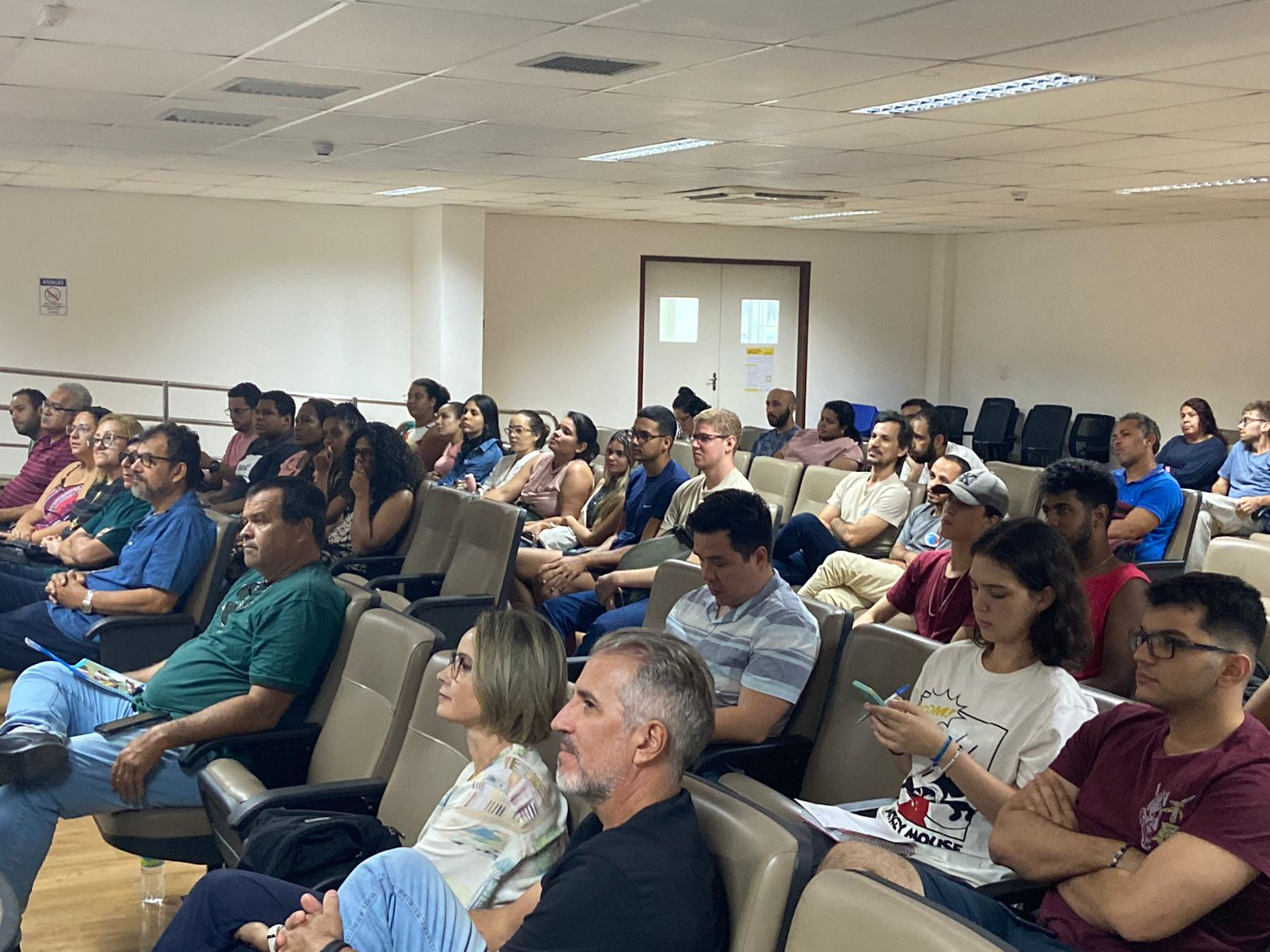 Plateia das palestras