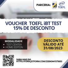 Desconto TOEFL iBT